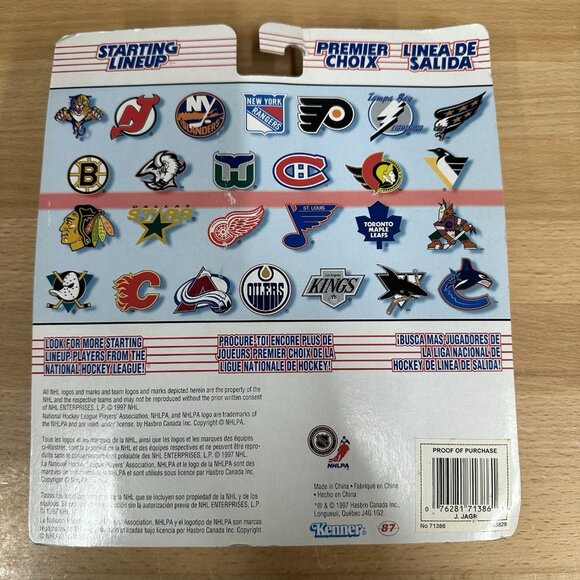 1997 Starting Lineup SLU Jaromir Jagr Action Figure Sealed - Picture 2 of 4